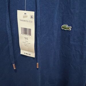 Lacoste Blue Knit Sweater Classic Design